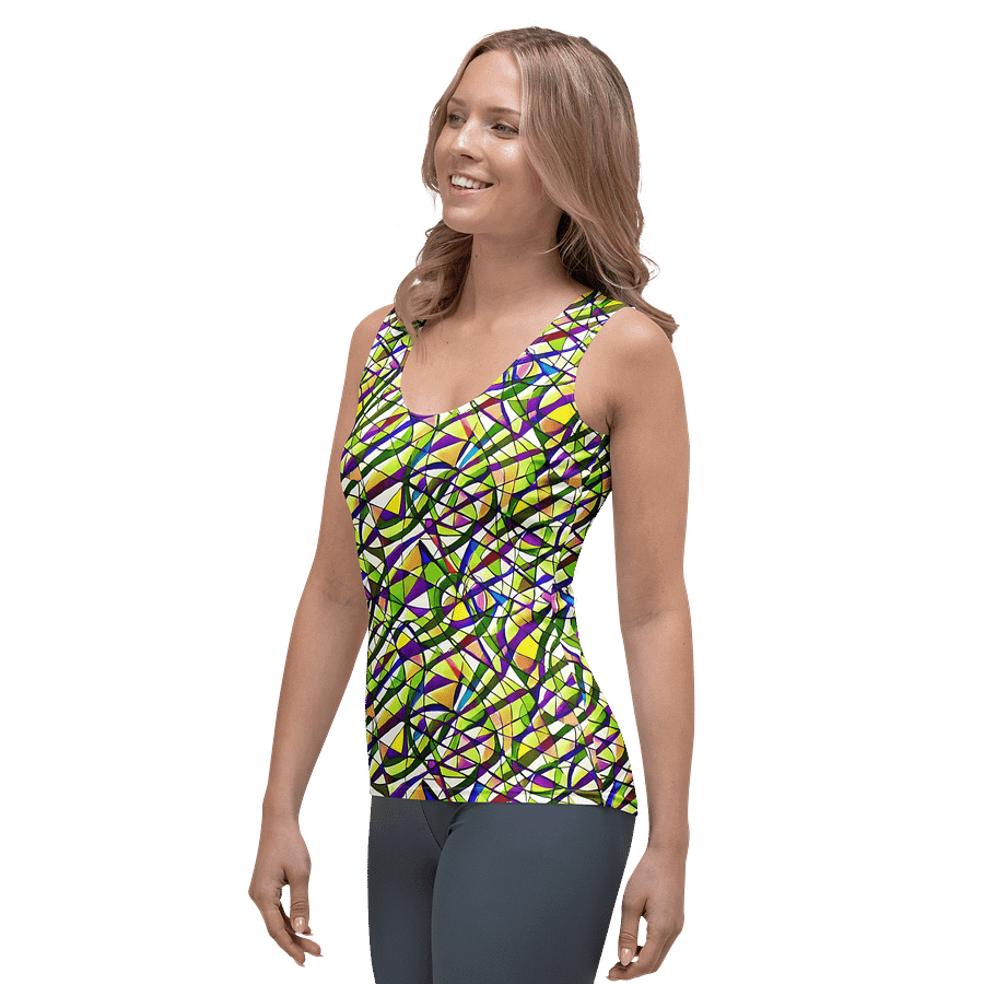 stained Glass Pattern Tank Top product image (3)