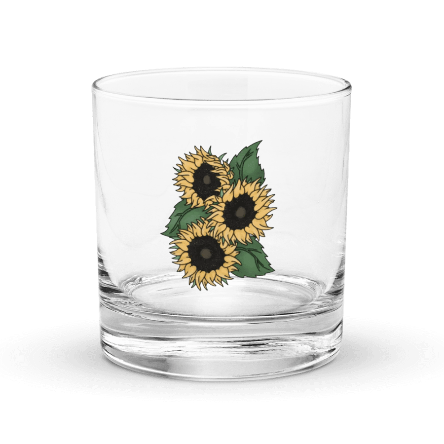 Sunflower Trio Rocks Glass product image (1)