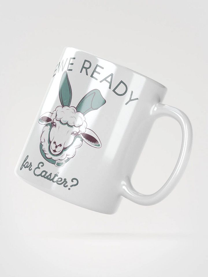 Easter Ewe Ready White Glossy Mug product image (4)