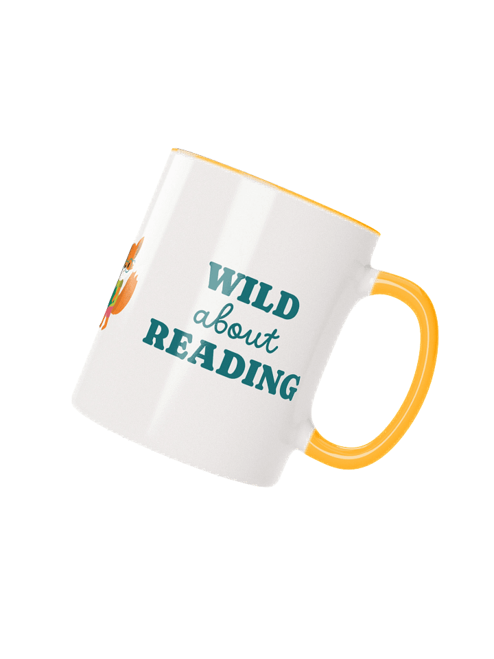 Wild About Reading 11oz Mug - Yellow Inside product image (2)