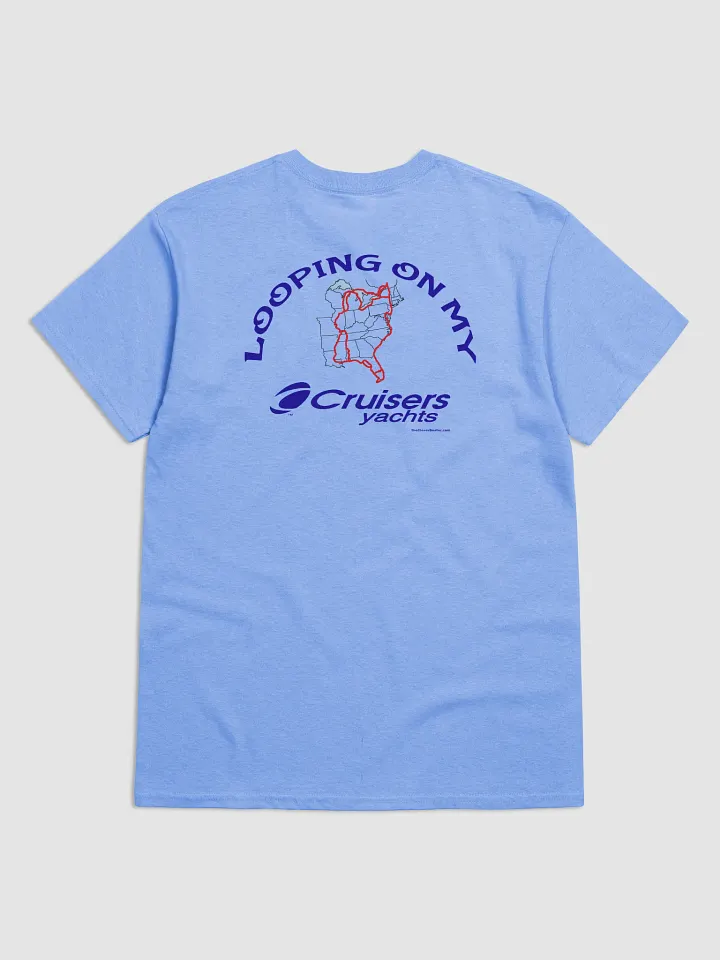 Looping On My Cruisers Yachts - T-Shirt - Light Shirt w/Blue Logo product image (1)