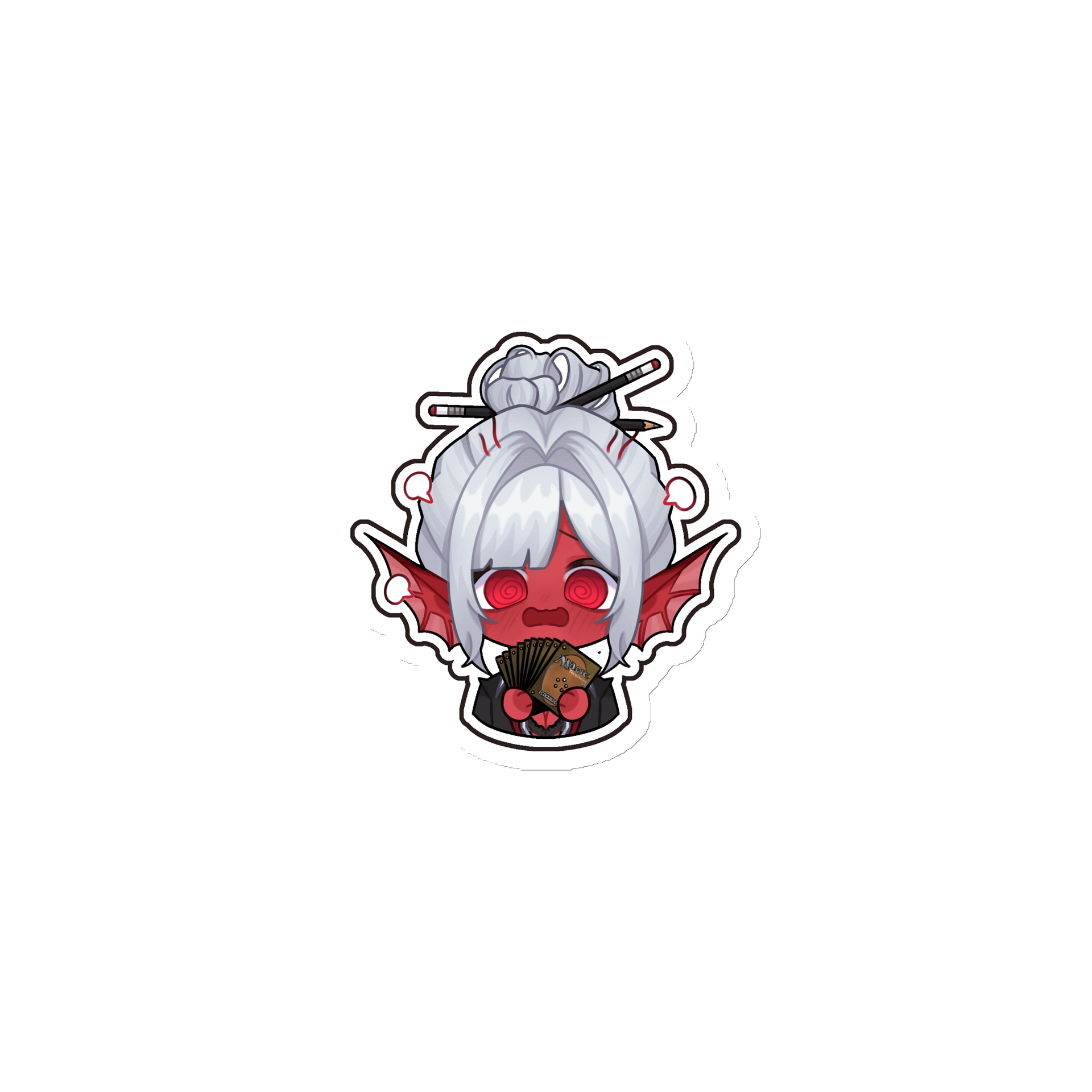 MTG Overwhelmed Emote Magnet product image (1)