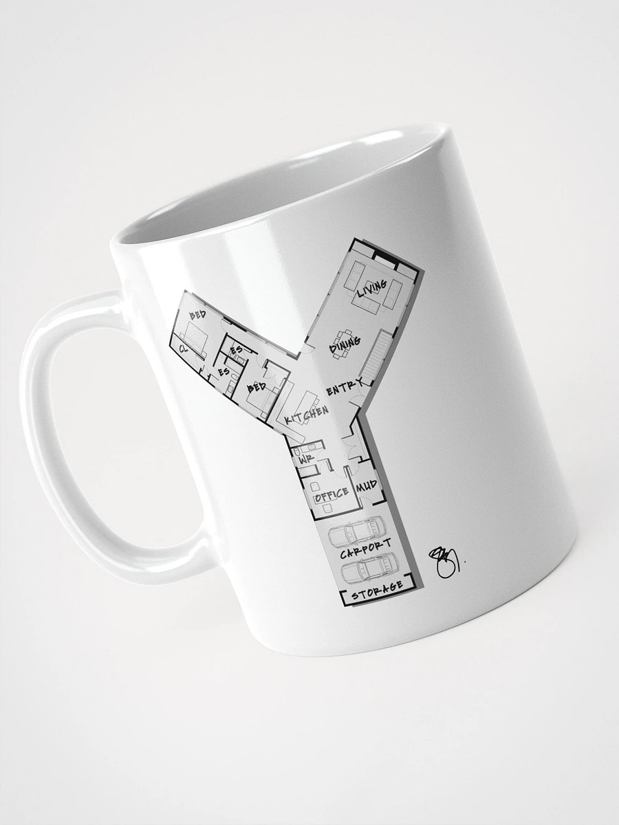 Alphabet Floor Plan Mug - Y product image (2)