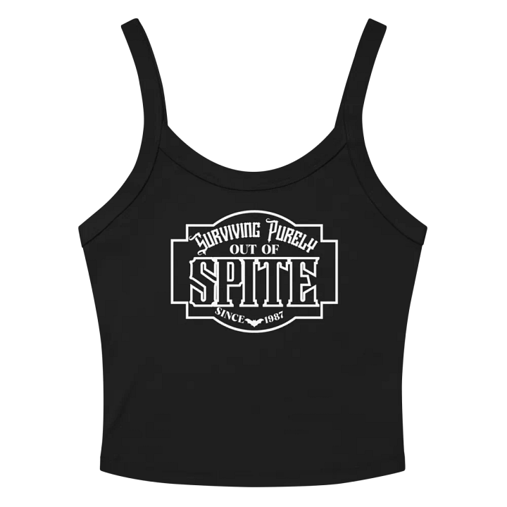 Surviving Purely Out Of Spite Ribbed Tank Top product image (2)