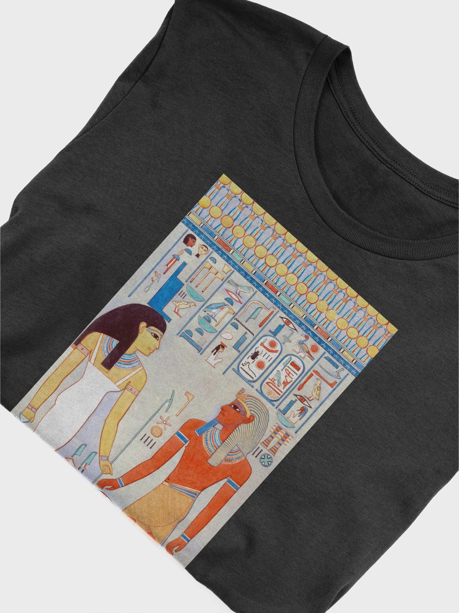 Isis and Pharaoh Ancient Egypt Art Unisex T-Shirt product image (5)