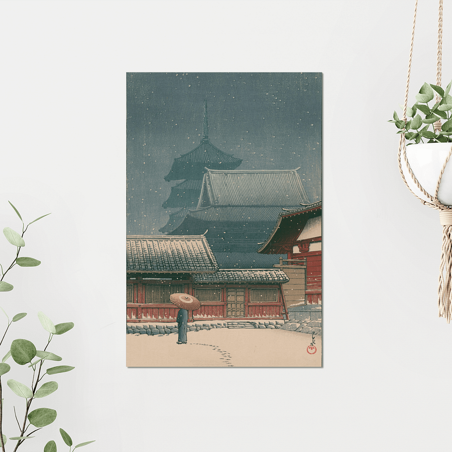Tenno Temple, Osaka - Kawase Hasui product image (3)
