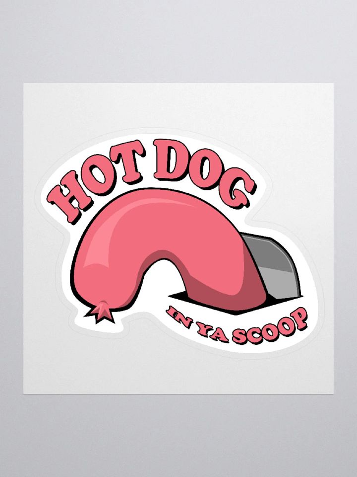 Hot Dog in Ya Scoop Sticker product image (1)