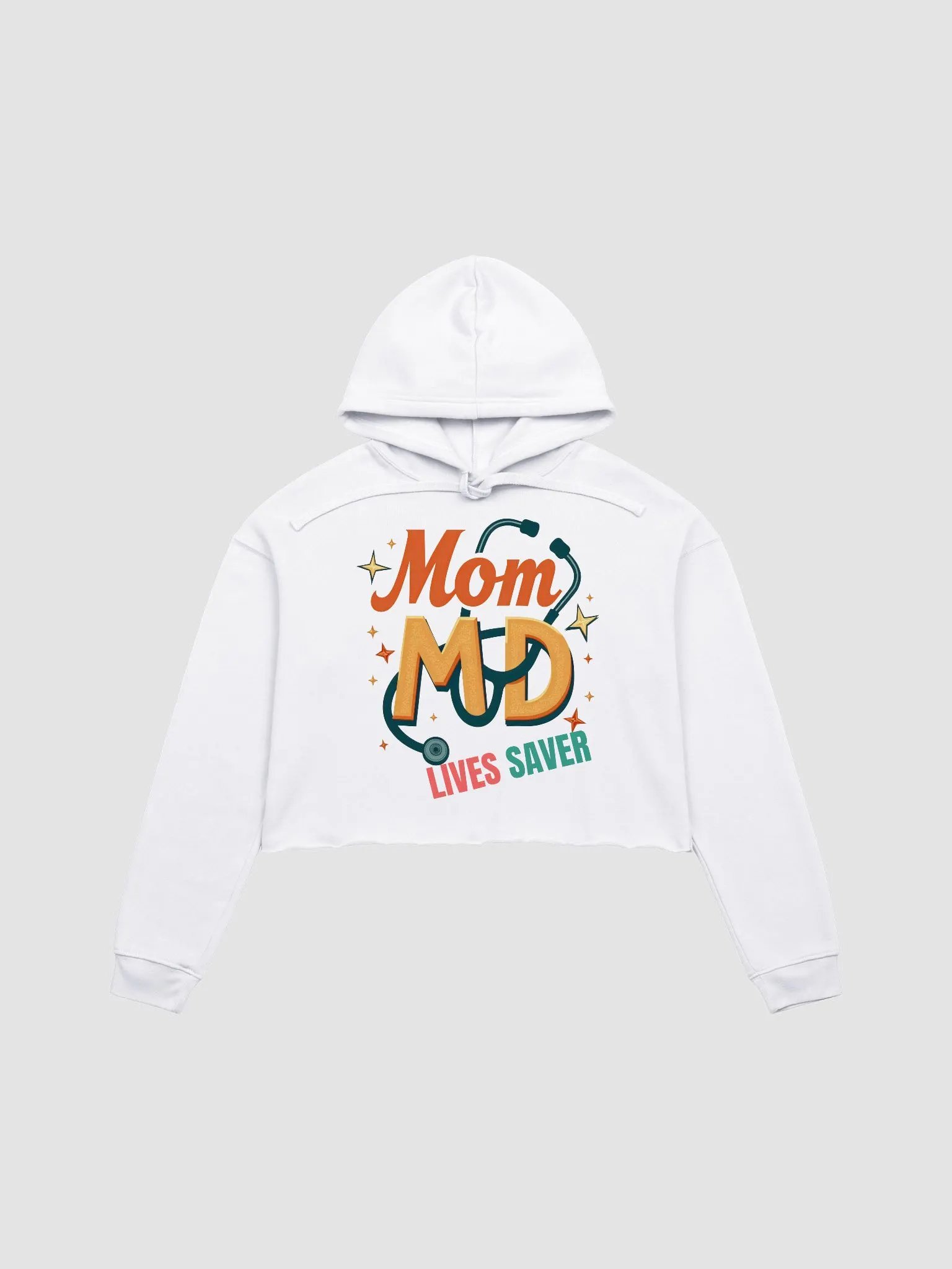 Mom MD Lives Saver Crop Hoodie product image (2)