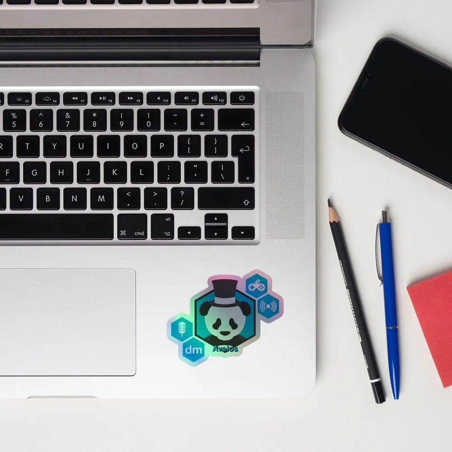Avelos logo Holo sticker product image (10)