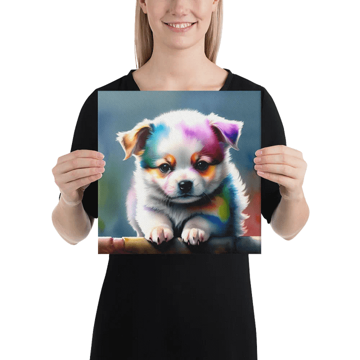 Cute Dog Digital Painting - v20 product image (2)
