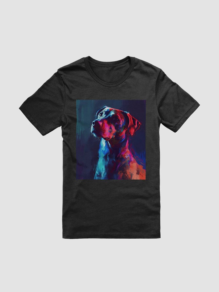 Vibrant Neon Dog T-Shirt | Artistic Dog Lover Tee | Unique Gift for Pet Owners product image (1)