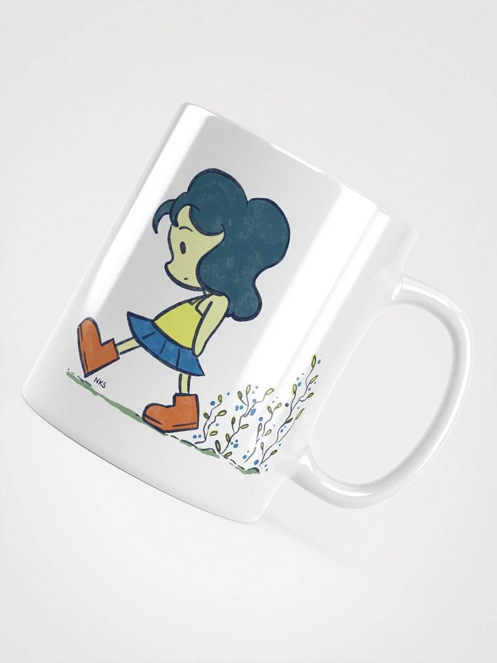 Flower Steps | White Glossy Mug product image (1)