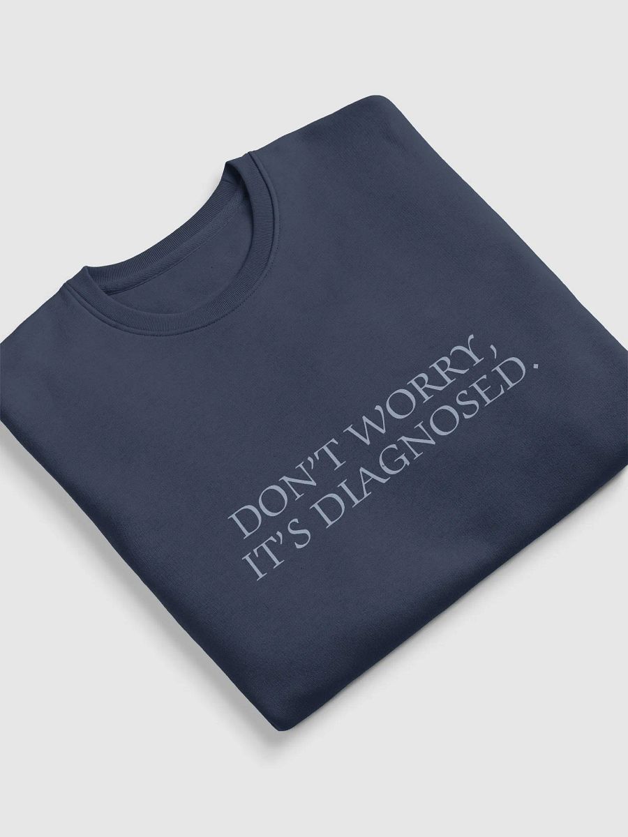 DW, IT'S DIAGNOSED. (#A5B6D1) printed eco crew product image (9)