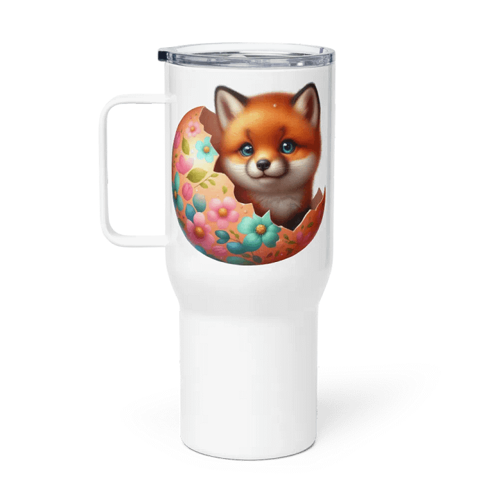Fox Easter Egg - Travel Mug w/ Handle product image (1)
