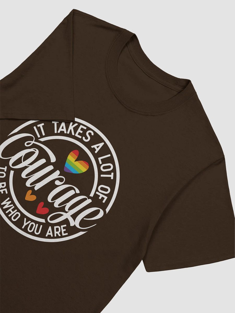 Courage Heart Circle Logo T-Shirt product image (68)