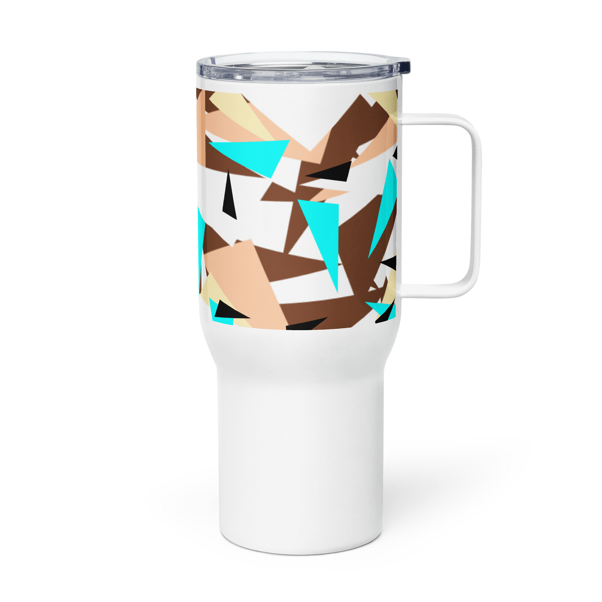 Geometric Elegance Stainless Steel Travel Mug product image (4)