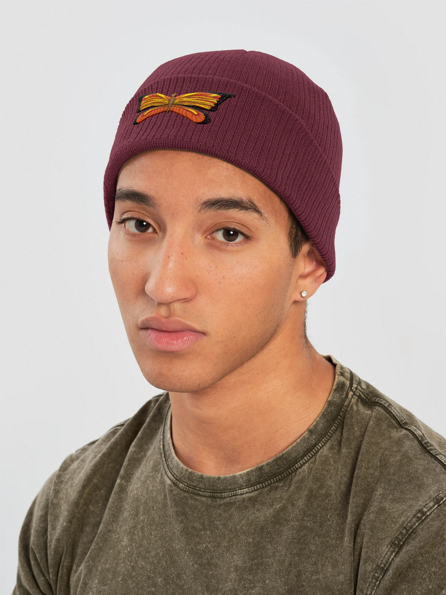 Symmetrical Wings Organic Beanie product image (3)