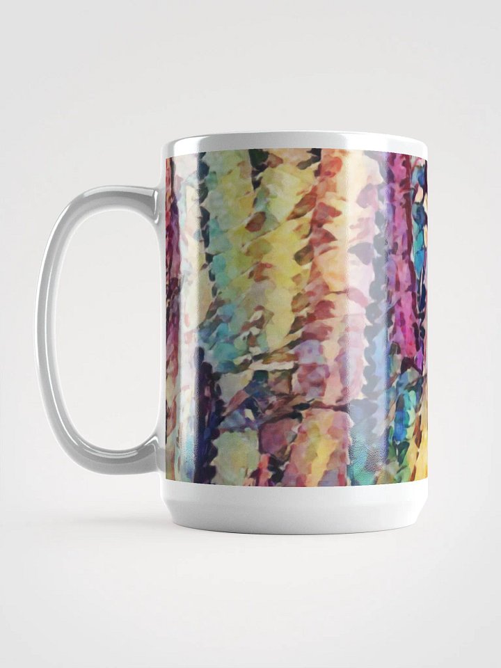 Abstract Graphic | White Coffee Mug | Kaleidoscope Succulent product image (1)