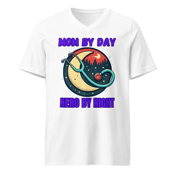 Starry Night Stethoscope V-Neck Tee product image (5)