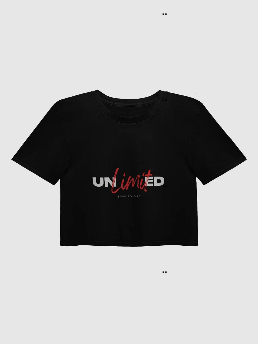 Unlimited Born to Play AS Colour Women's Premium Crop Top product image (1)