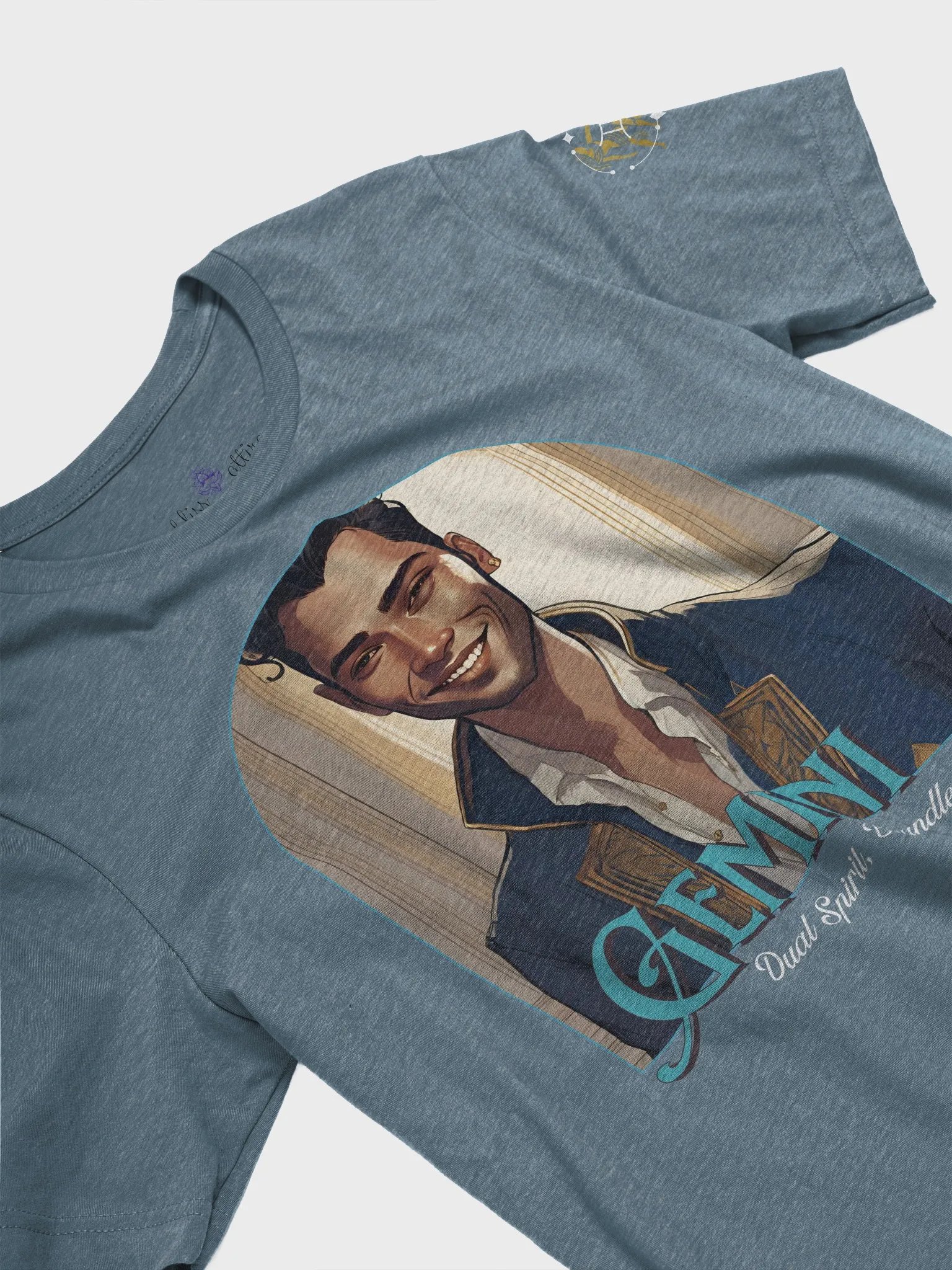 Celestial Gemini Man T-Shirt product image (1)
