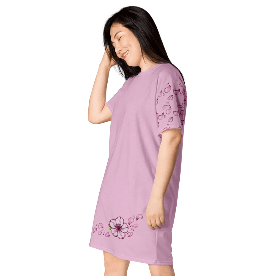 "Blossomz At Twilight" T-Shirt Dress product image (4)