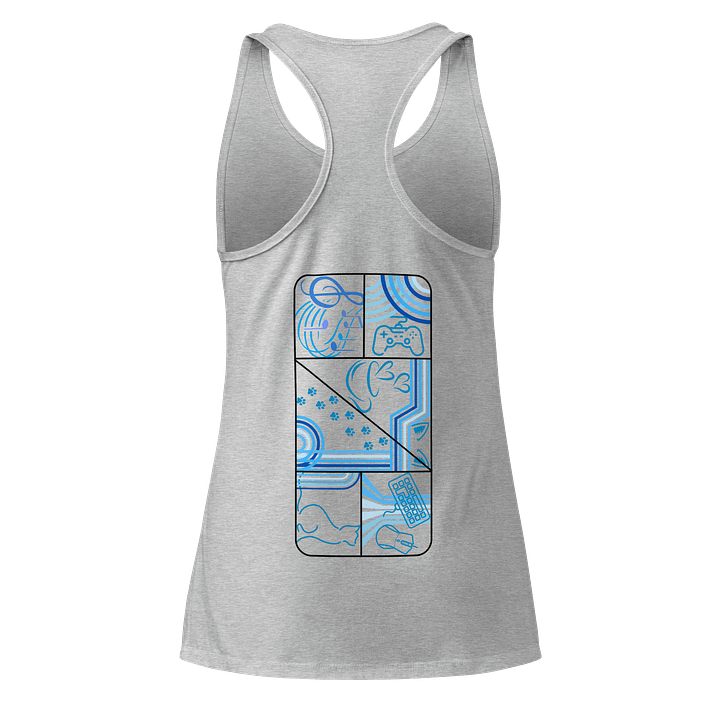 Frenchkittie Artistic Vibes Racerback Tank product image (2)