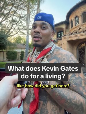 What do you do for a living? @Kevin Gates #whatdoyoudoforaliving #kevingates #interview #rap #hiphop #rapper #car #funny #rapper #newmusic #stutter #reallyreally #2phones