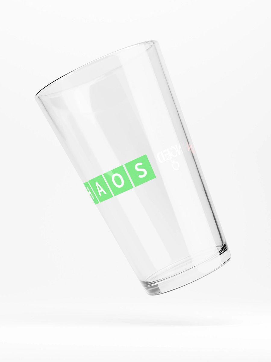 Chaos Pint Glass product image (4)