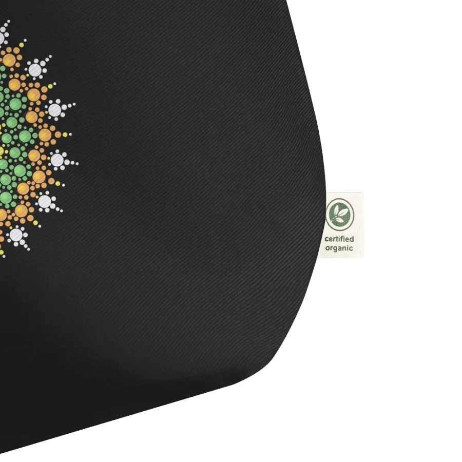 Pastel Dot Mandala Organic Cotton Tote Bag product image (6)
