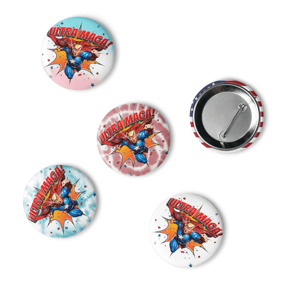Ultra MAGA! - Shareable Set of Pin Buttons product image (4)