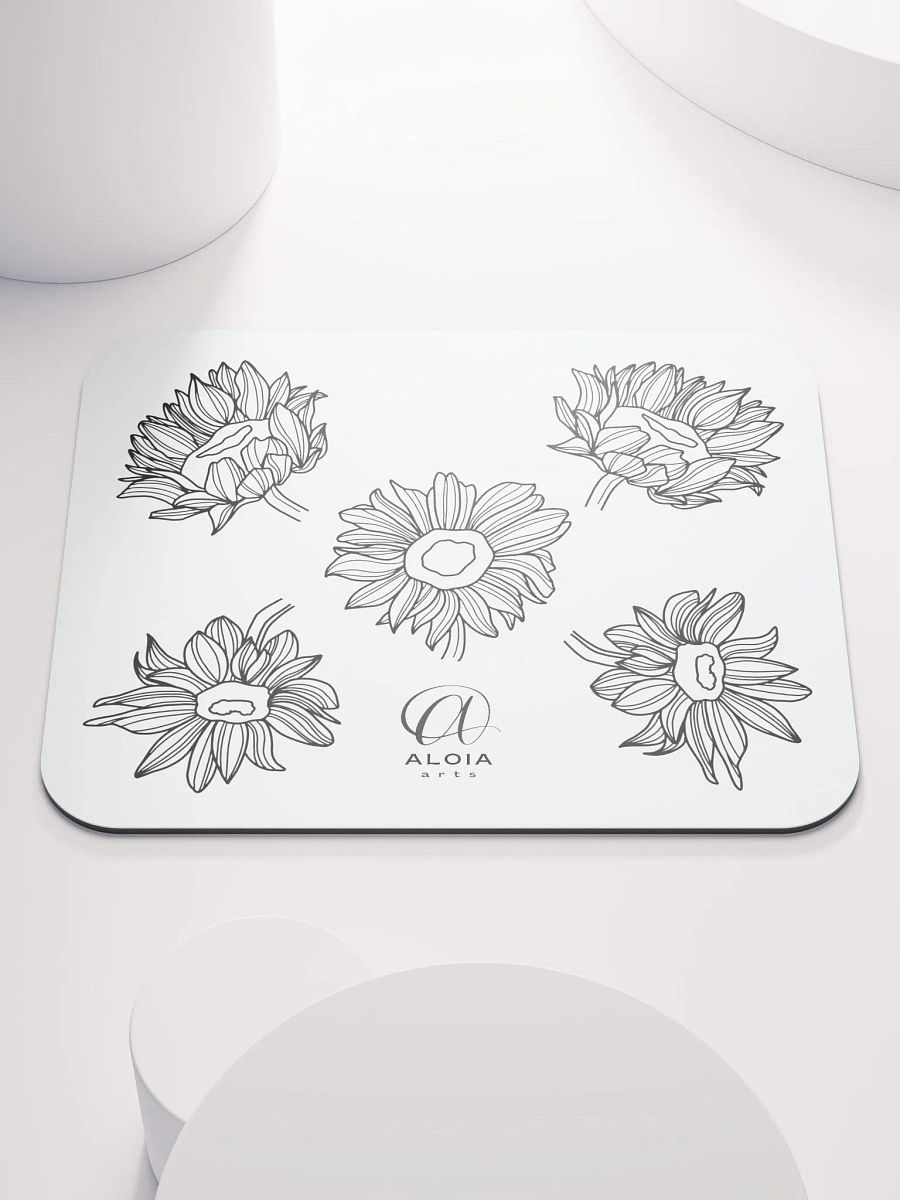 Doodle Flowers Mouse Pad product image (2)