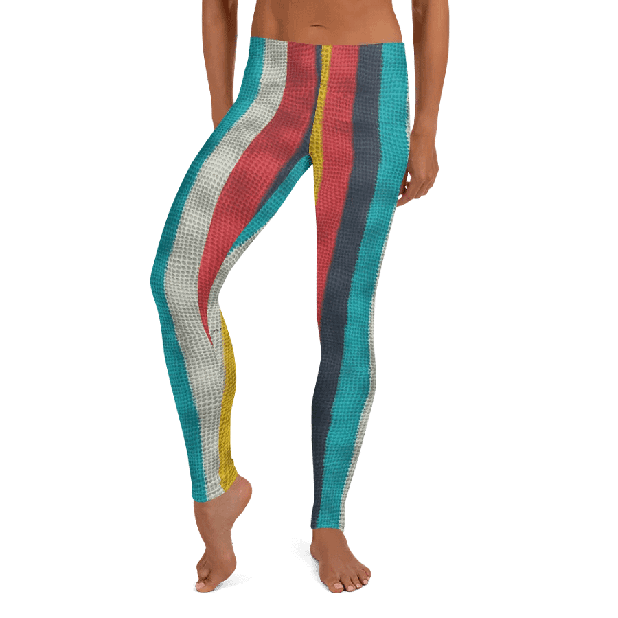 Leggings for Women: Colorful Stripes Print for Vibrant & Stylish Comfort product image (9)