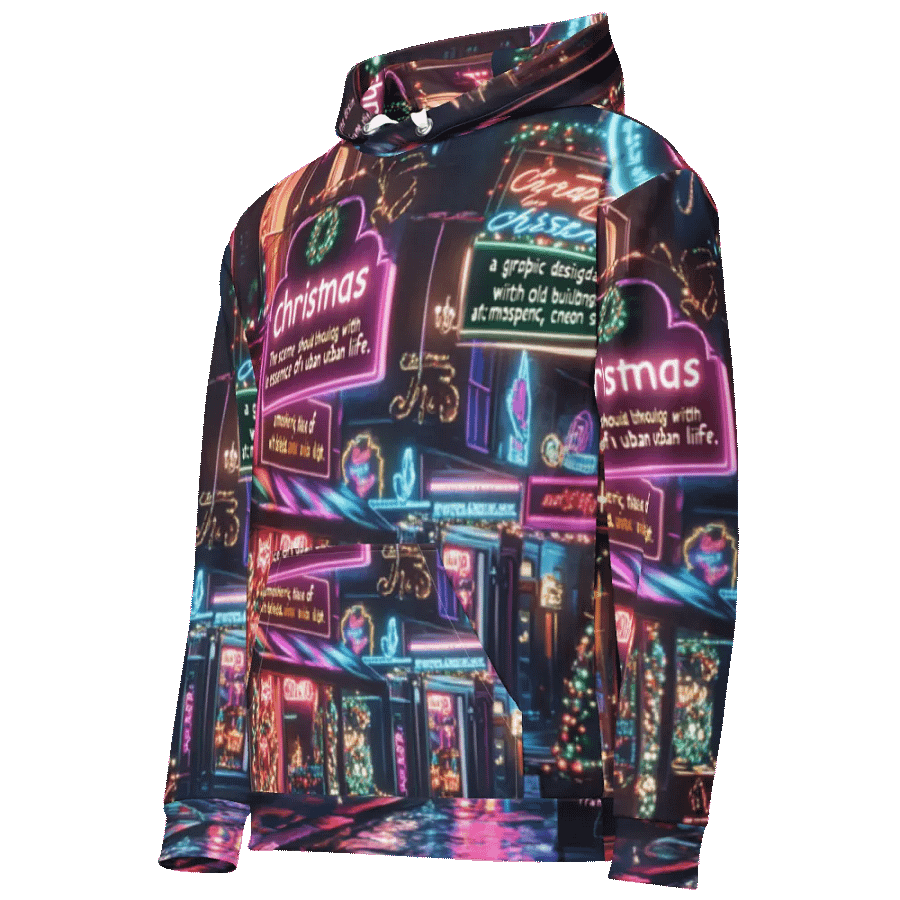 Merry Christmas All-Over Printed Unisex Premium Hoodie product image (6)