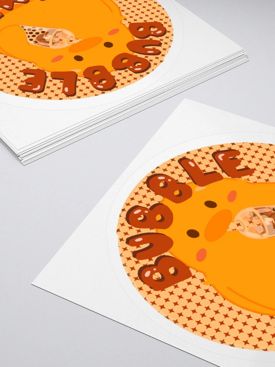 Bubble Time Duck Kiss Cut Stickers product image (11)