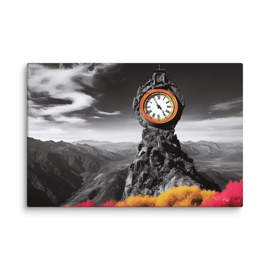 Time Confusion-1 | Canvas Artistic Wall Painting product image (6)