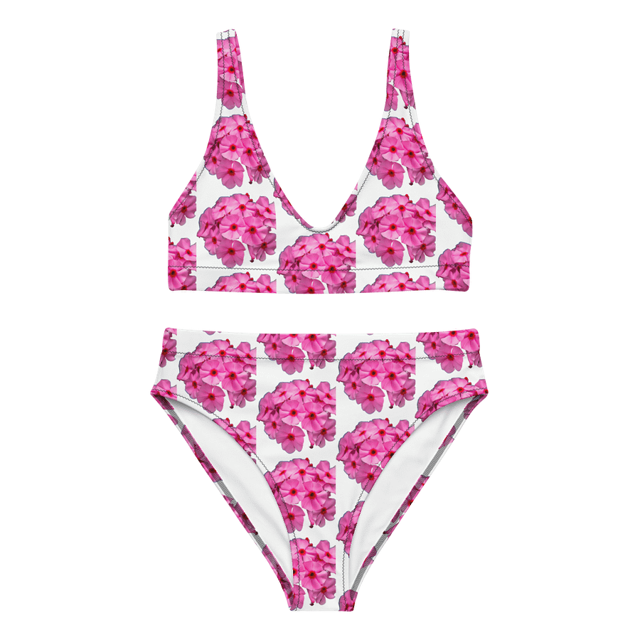 Blossom with Confidence in Our Sustainable Floral High-Waisted Bikini product image (12)
