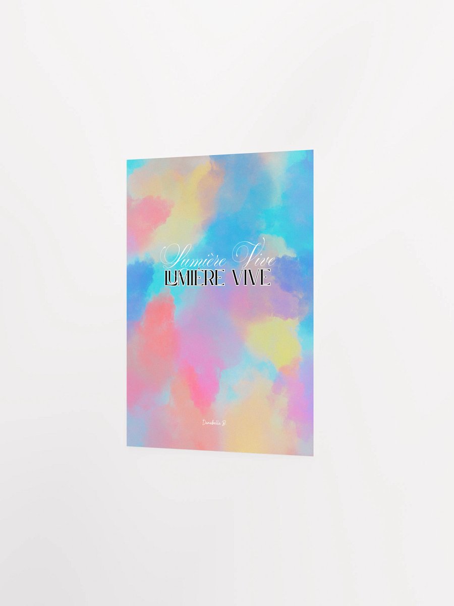 Poster Pastel Nuances de Lumière - Lumière Vive - Cadeau Inspirant product image (4)