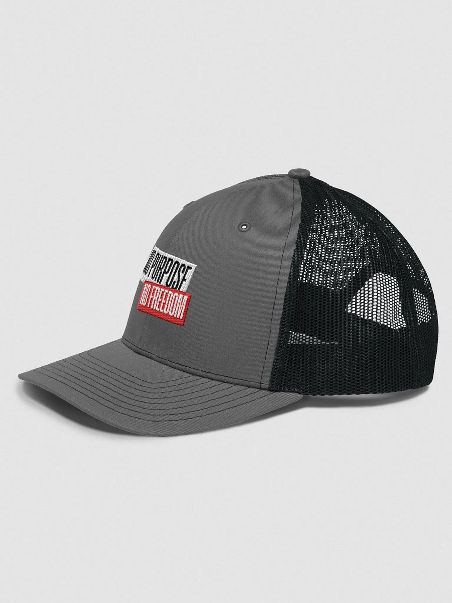 No Purpose No Freedom Trucker Hat | no purpose no freedom product image (39)