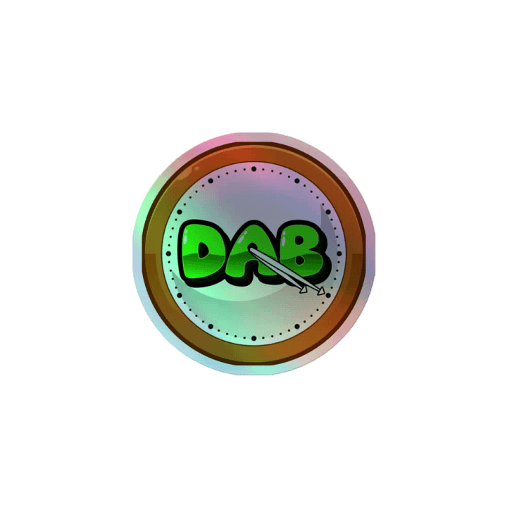 Dab Time Holographic Sticker product image (1)