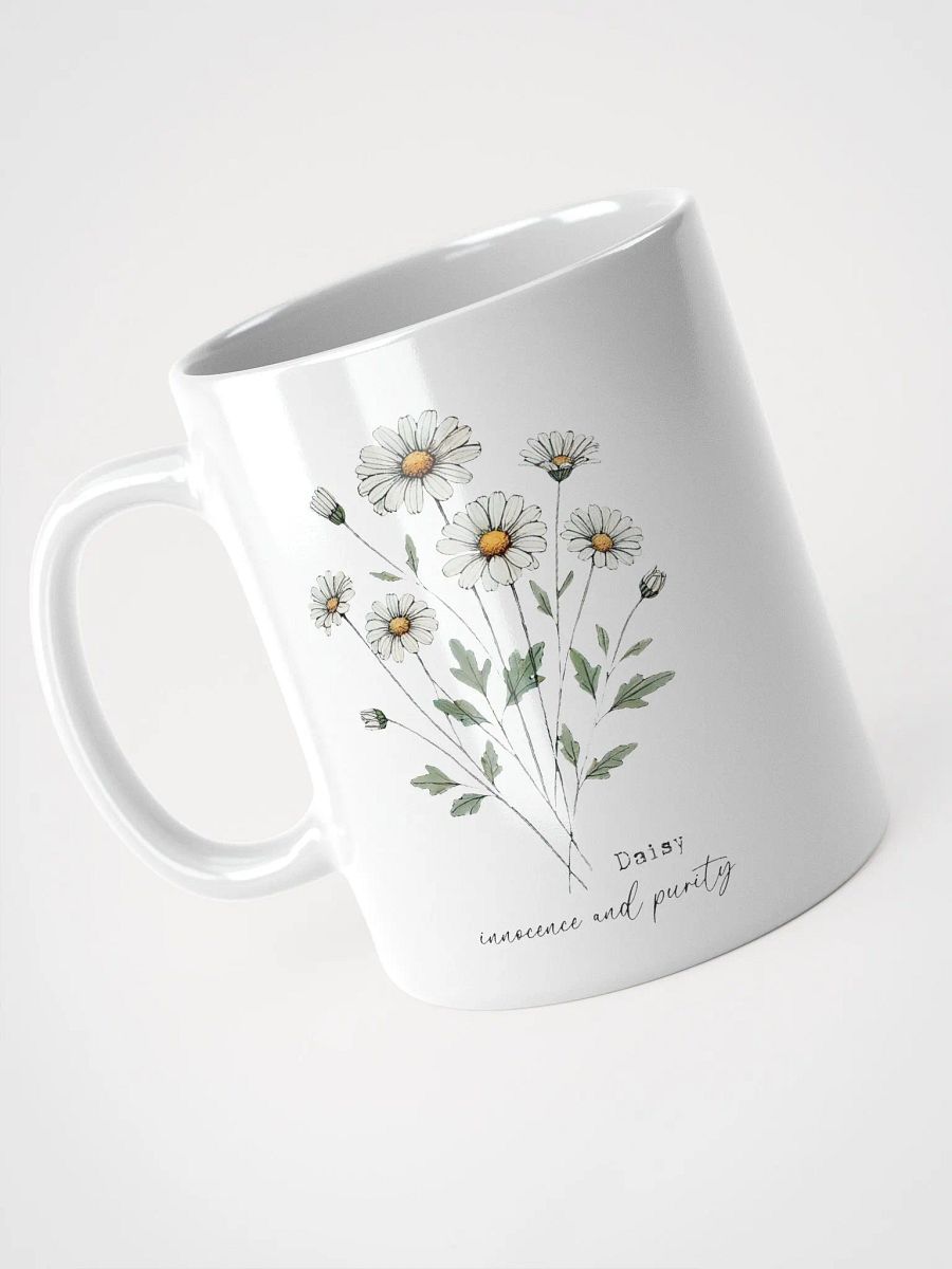 Motivational Daisy White Glossy Mug product image (8)