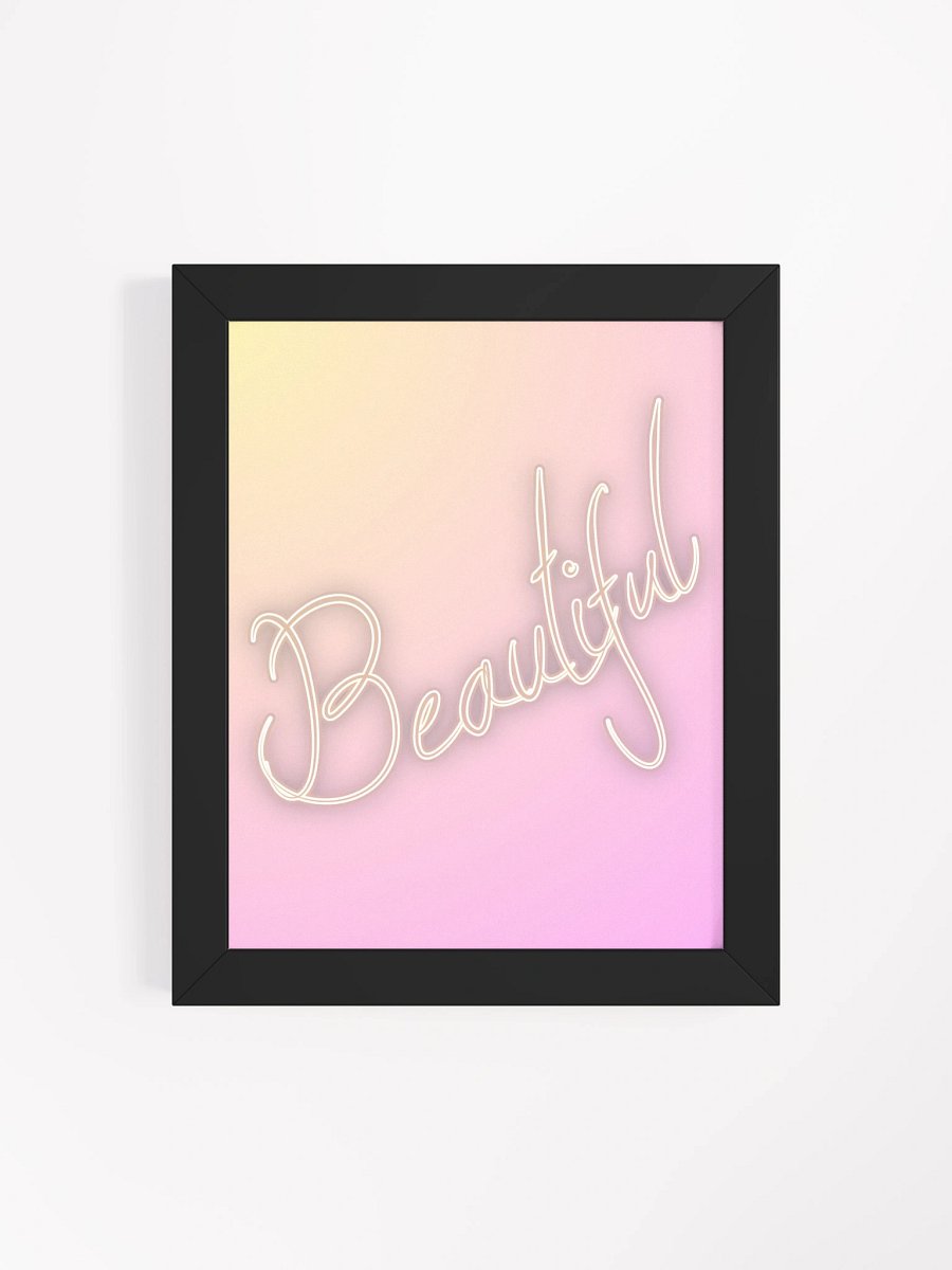 Neon Beautiful Framed Poster product image (37)