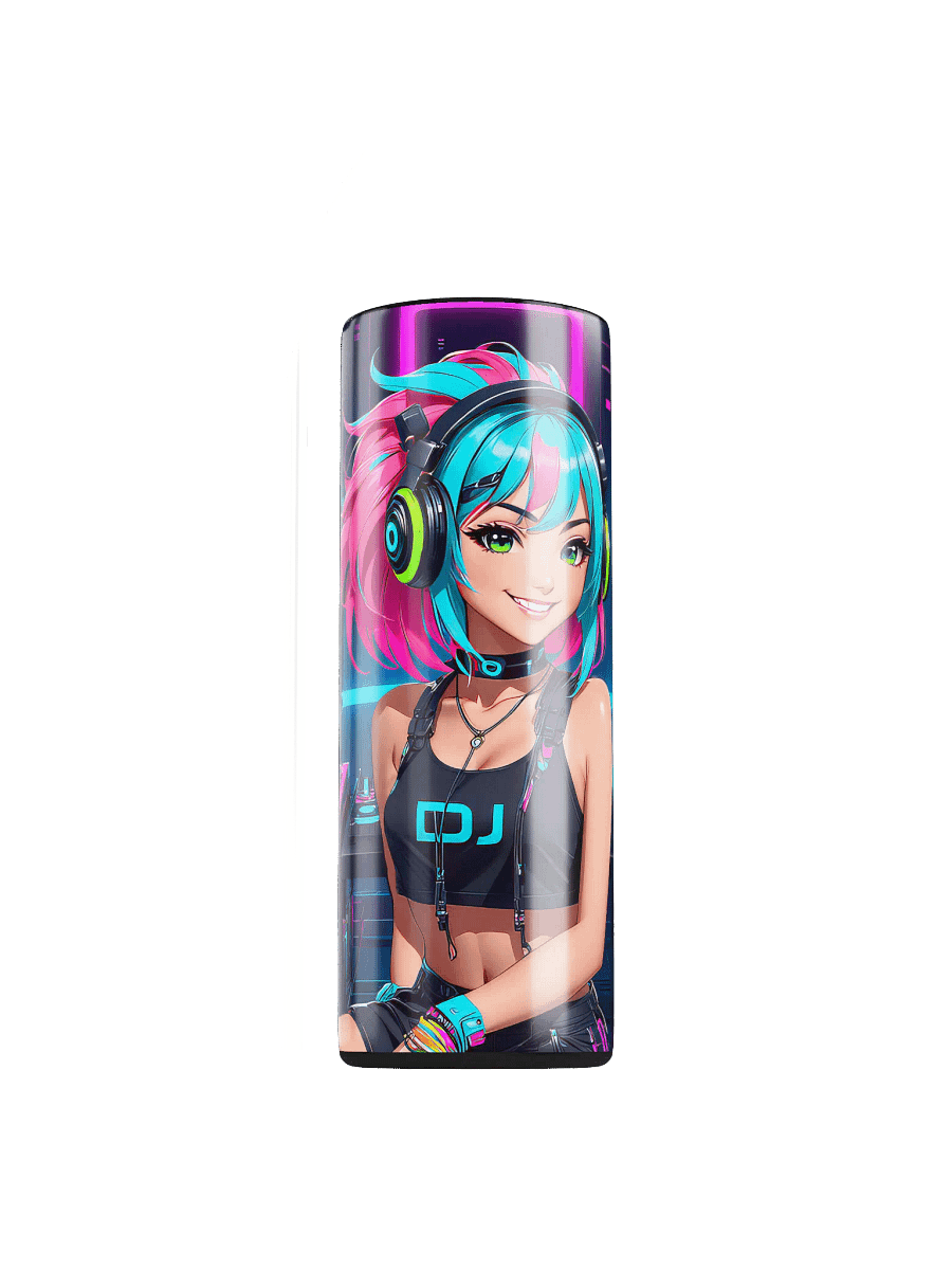 Dj Girl 20 oz Skinny Stainless Steel Tumbler - v2 product image (1)