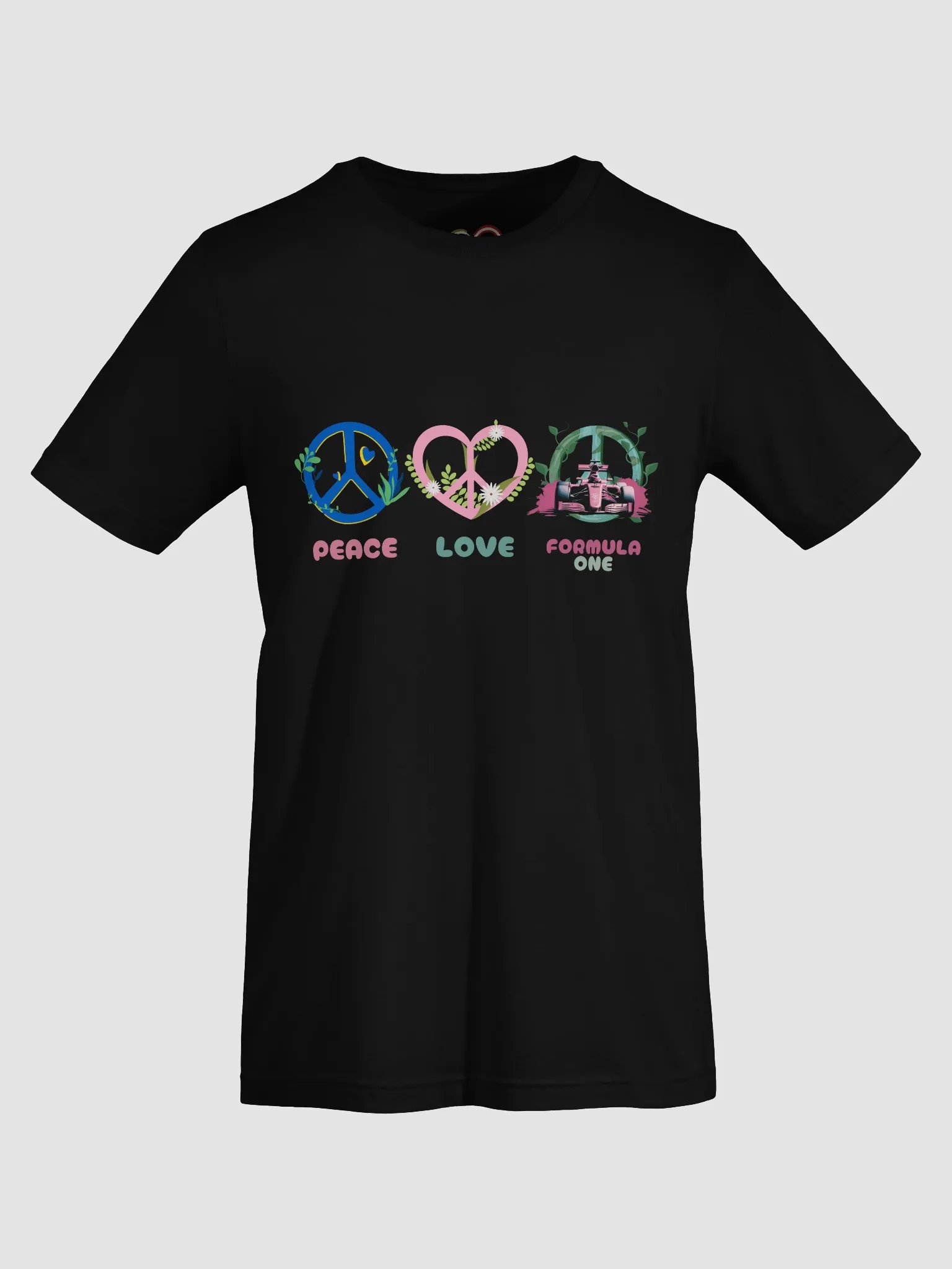 Peace, Love, Formula One T-Shirt product image (13)