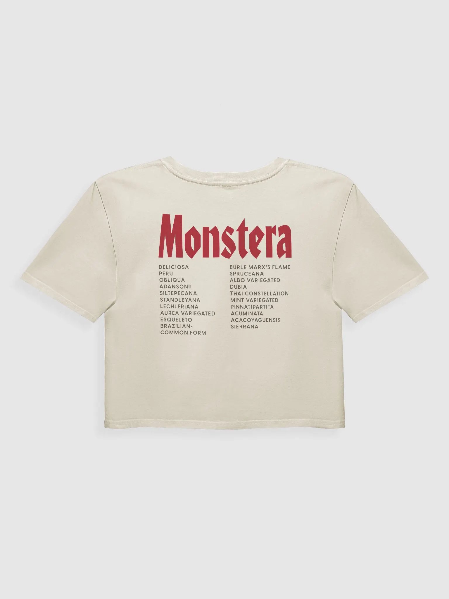 ⚡️ MONSTERA WORLD TOUR ⚡️ crop top product image (3)