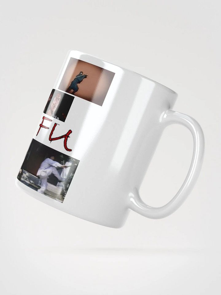 "Turbid" Kung Fu Collage White Glossy Mug product image (2)