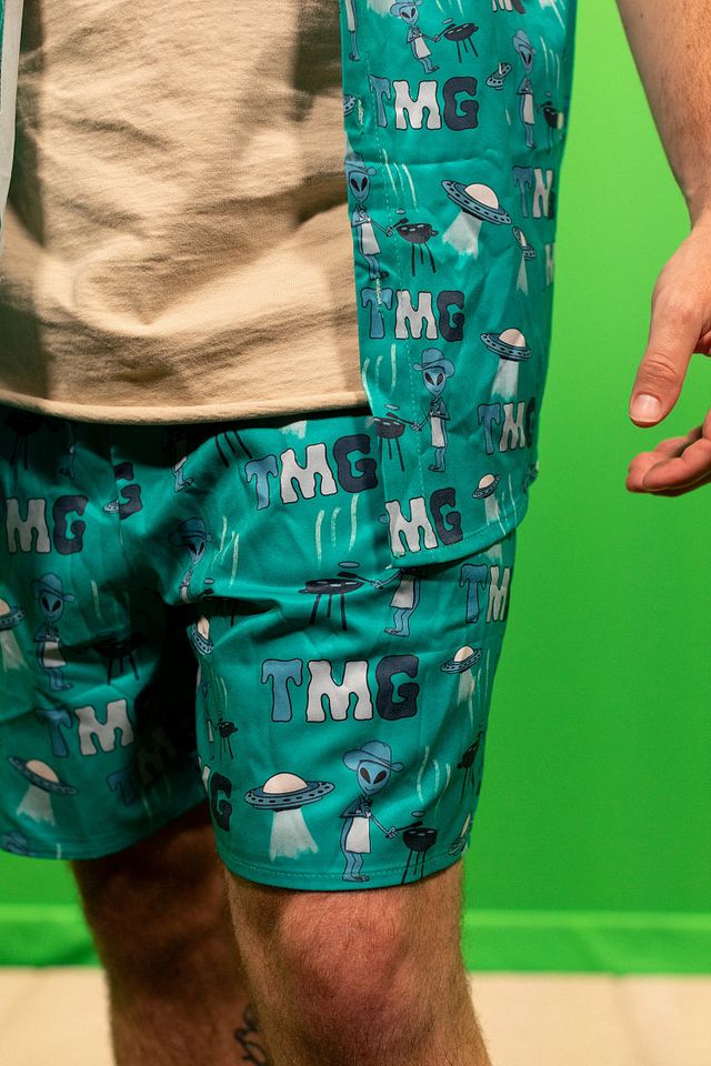 TMG Hawaiian Teal Shorts product image (2)