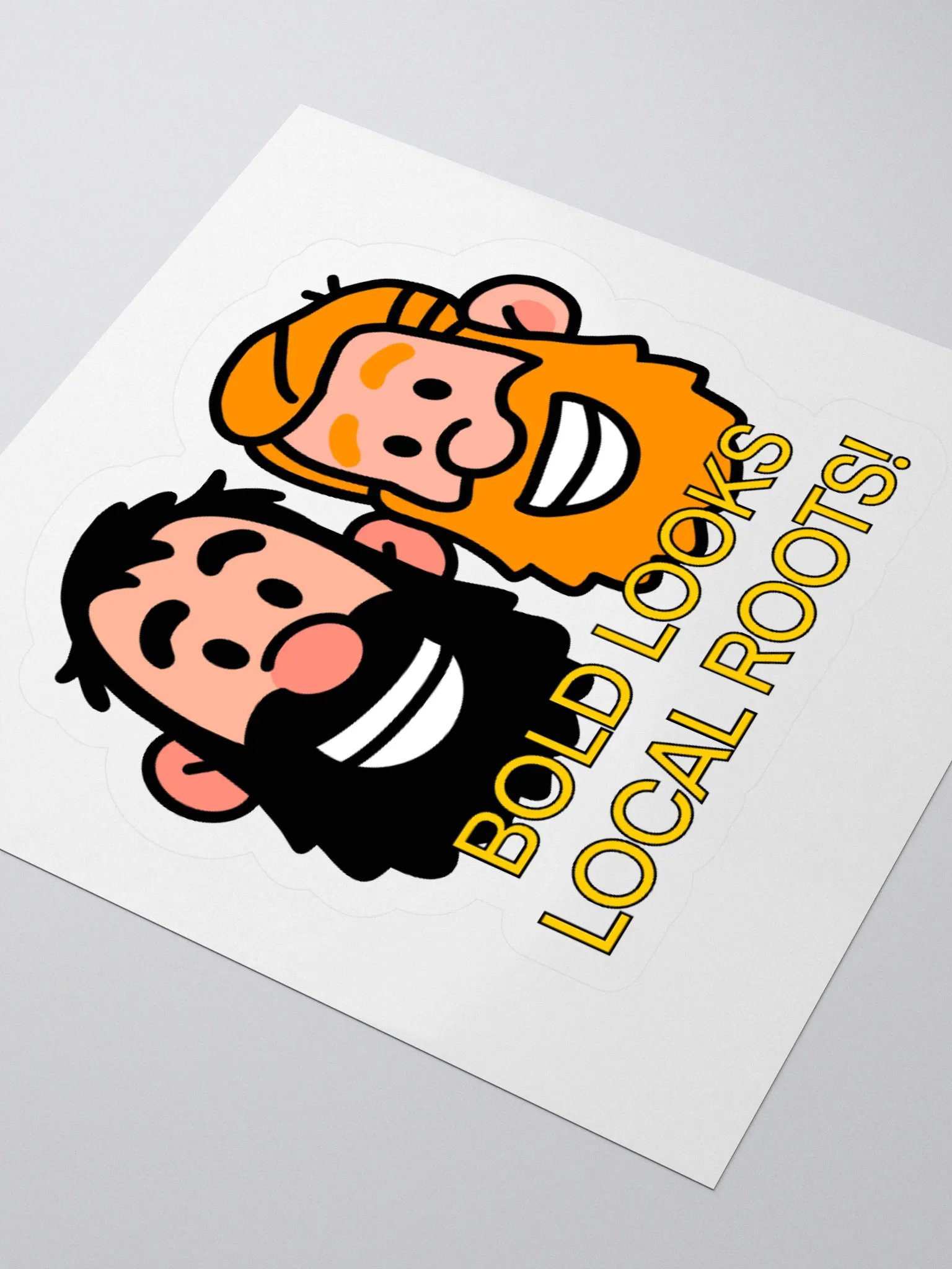 Bold Looks Local Roots Kiss Cut Stickers product image (12)