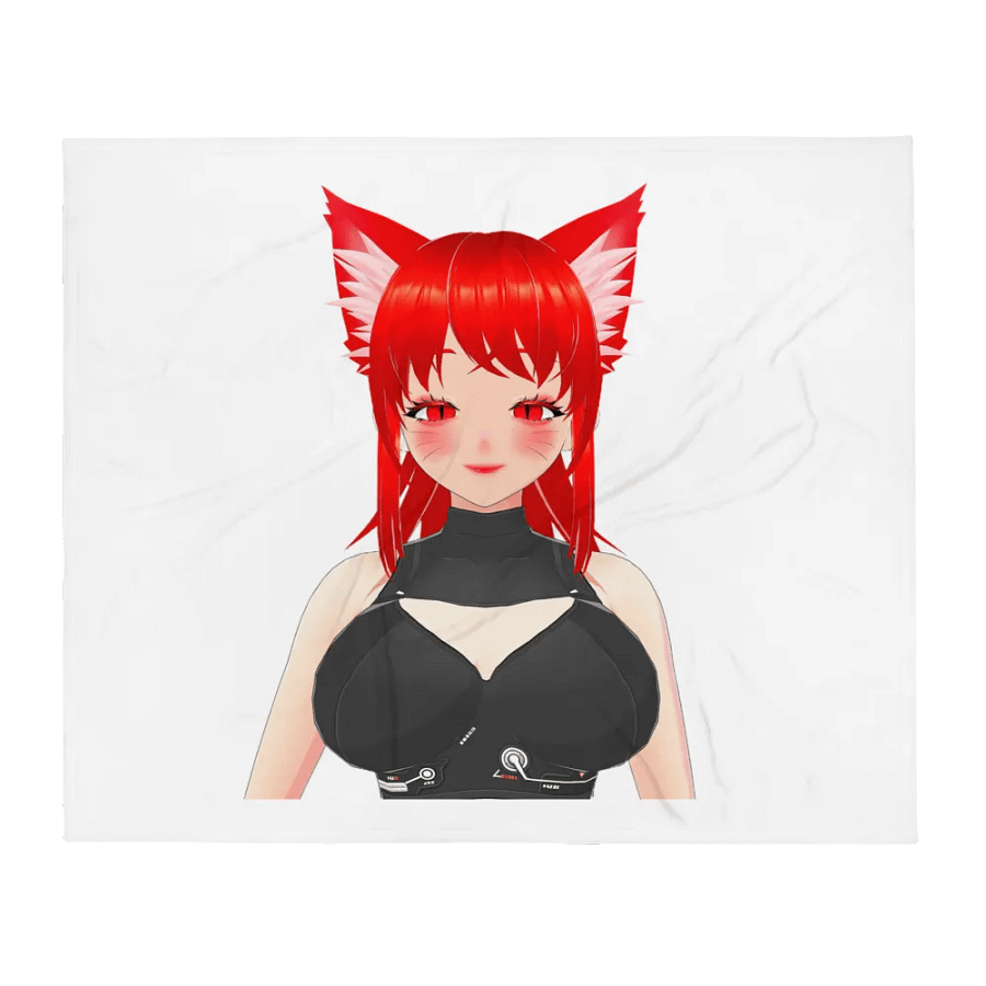 Foxy Red Throw Blanket product image (2)