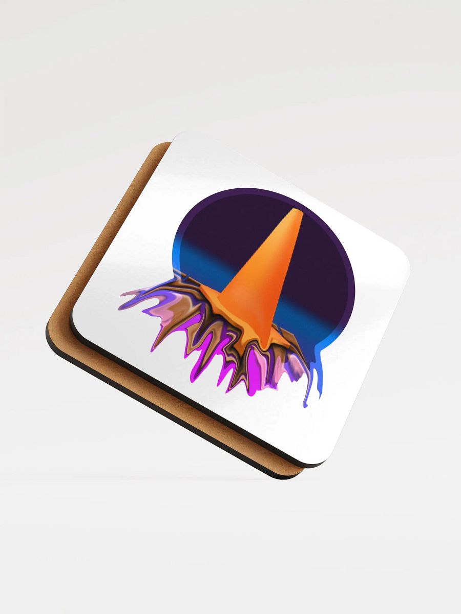 leadbman melted logo coaster product image (5)